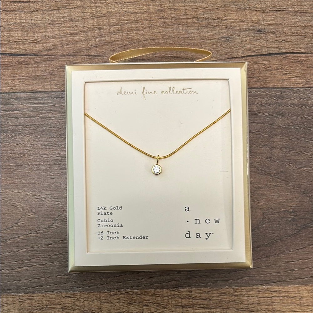 A New Day Gold Diamond Necklace